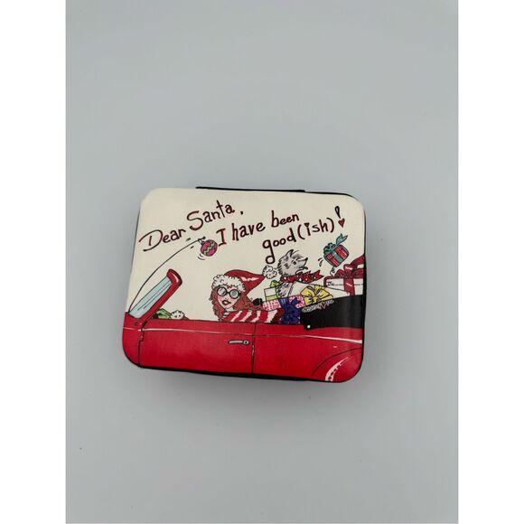Brighton Christmas Dear Santa "I Have Been Goodish" Jewelry Box Travel Case - Picture 7 of 7